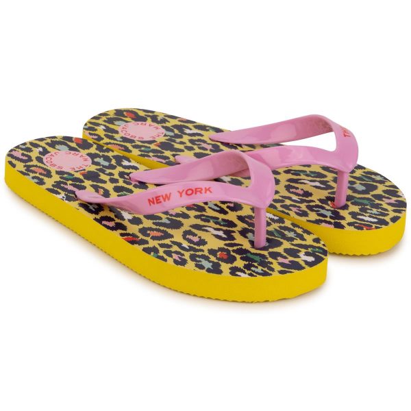 Boys & Girls Pink Logo Slippers Discount