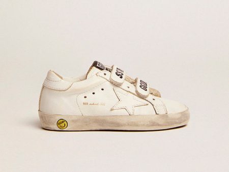 Boys & Girls White Star Shoes For Cheap