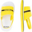 Boys & Girls Yellow Logo Sandals Cheap