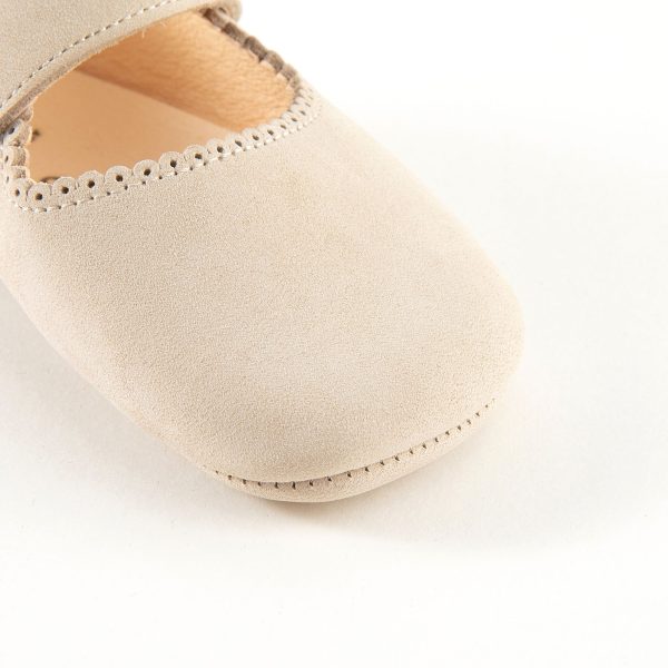 Baby Girls Beige Flat Shoes Sale