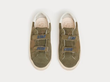 Boys & Girls Khaki Shoes For Cheap