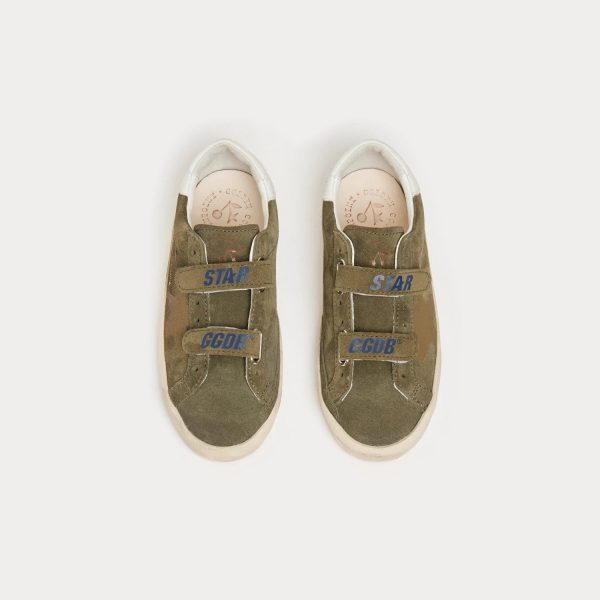 Boys & Girls Khaki Shoes For Cheap