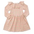 Girls Red Check Cotton Dress Sale