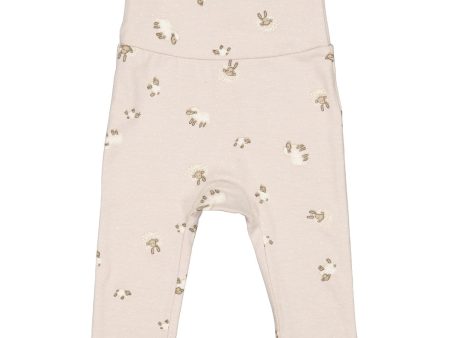 Baby Boys & Girls Beige Printed Trousers Discount