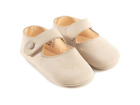 Baby Girls Beige Flat Shoes Sale