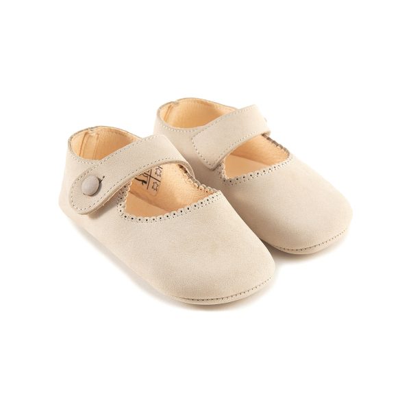 Baby Girls Beige Flat Shoes Sale