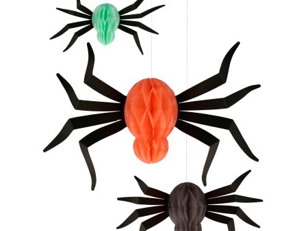 Hanging Honeycomb Spiders (12 Pack) Hot on Sale