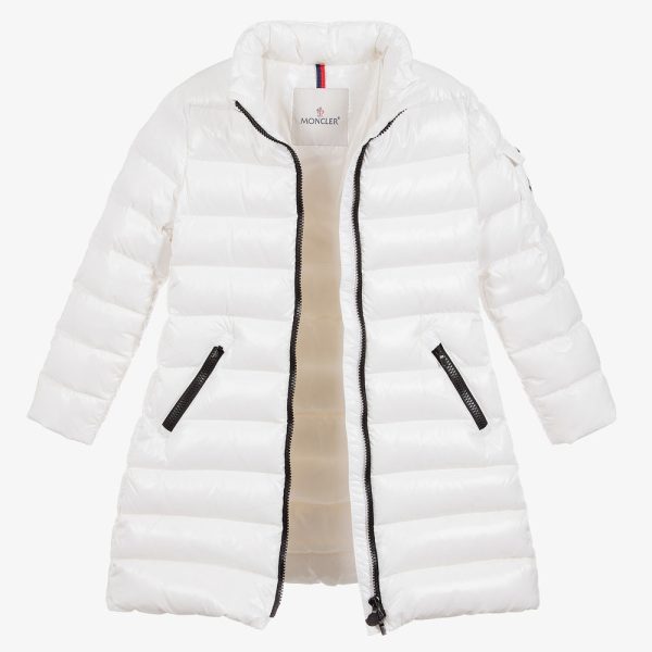 Girls White  MOKA  Padded Down Coat Supply