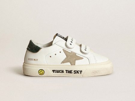 Boys & Girls Green Star Shoes Online now