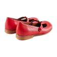 Boys & Girls Red Leather Sandals Discount