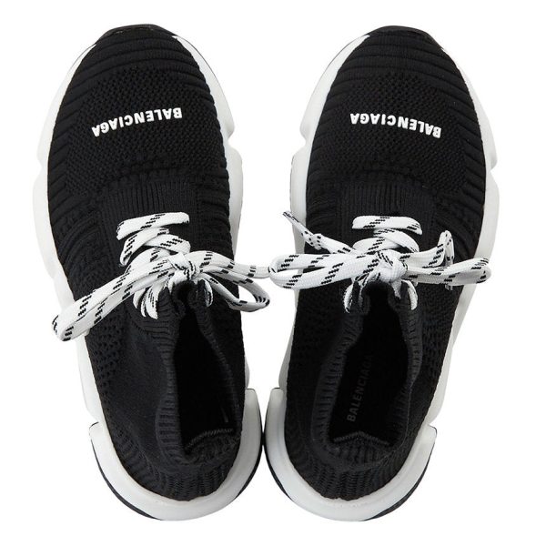 Boys & Girls White Lace-Up Logo Shoes Supply