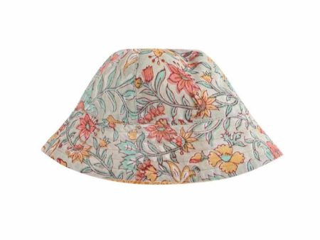 Baby Boys & Girls Blue Floral Hat Online now