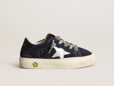 Boys & Girls Navy Star Shoes Fashion