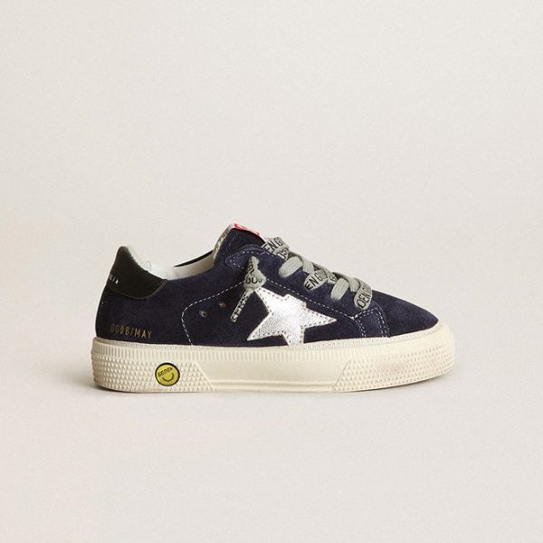 Boys & Girls Navy Star Shoes Fashion