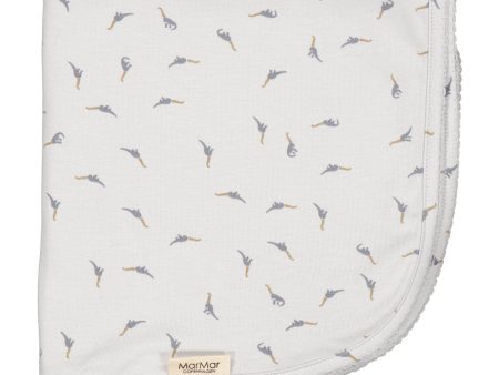 Baby Boys & Girls White Dino Printed Blanket Online Sale