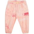 Baby Girls Pink Printed Trousers For Discount