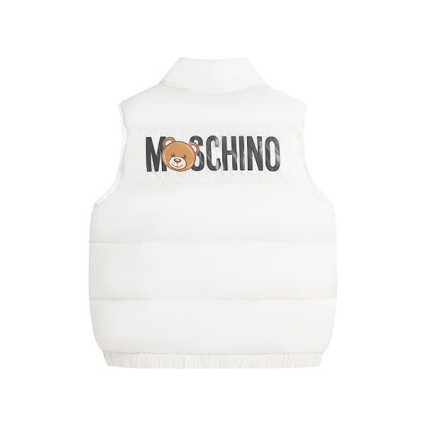 Boys & Girls White Padded Gilet Online Hot Sale