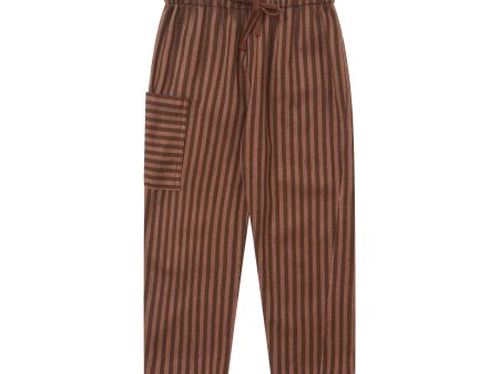 Boys & Girls Claret Stripes Cotton Trousers Supply