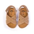 Boys & Girls Light Brown Cut-out Sandals Online now