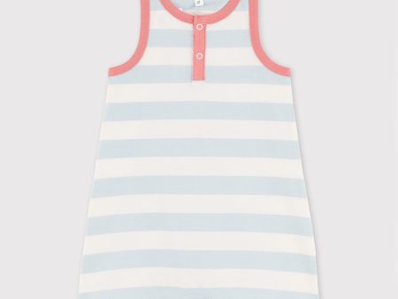 Baby Boys & Girls Blue Stripe Babysuit on Sale