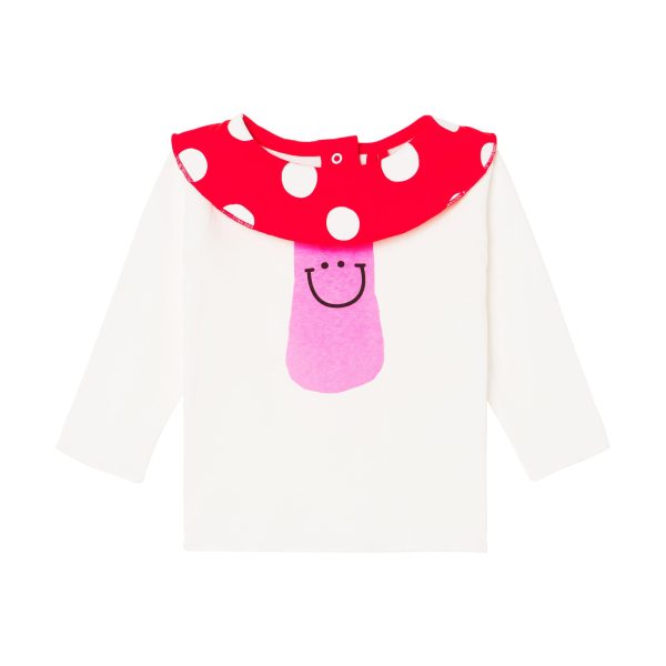 Baby Girls Printed Cotton T-Shirt For Discount