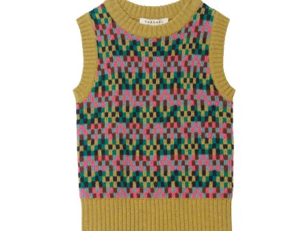 Boys & Girls Yellow Wool Vest Discount