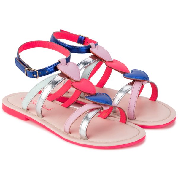 Boys & Girls Pink Heart Sandals Online