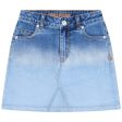 Girls Blue Denim Skirts Cheap