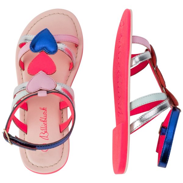 Boys & Girls Pink Heart Sandals Online