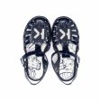 Boys & Girls Navy Logo Sandals Discount