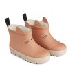 Boys & Girls Pink Cat Rubber Boots Discount