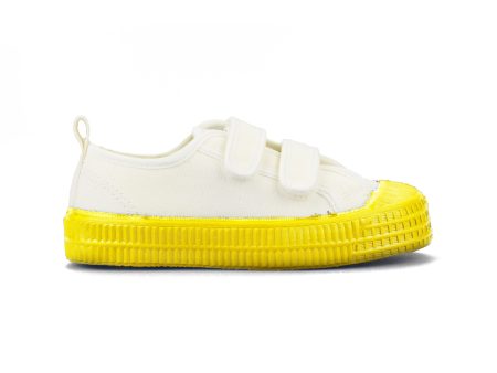 Boys & Girls Yellow Canvas Shoes For Cheap