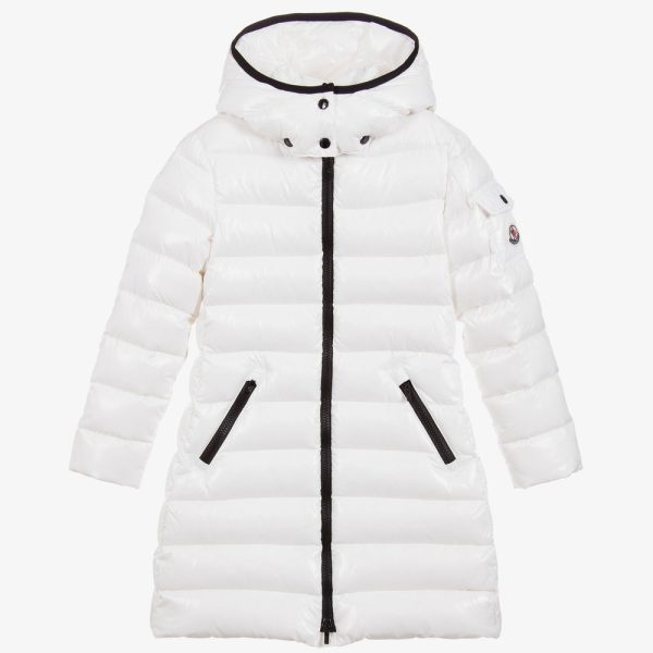 Girls White  MOKA  Padded Down Coat Supply