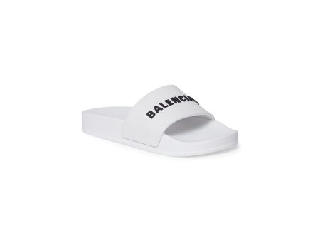 Boys & Girls White Logo Sandals Online Sale