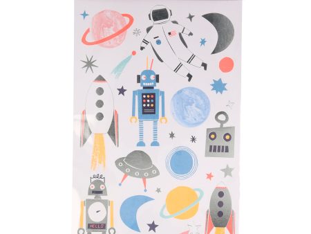 Space Tattoo Sheets (2 Pack) Fashion