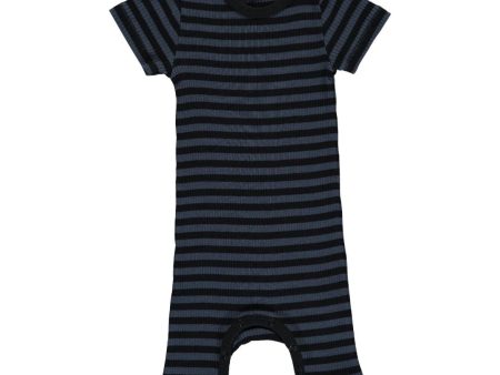 Baby Boys & Girls Black Stripes Babysuit Online Hot Sale