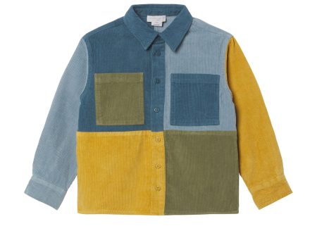 Boys Multicolor Corduroy Shirt Cheap