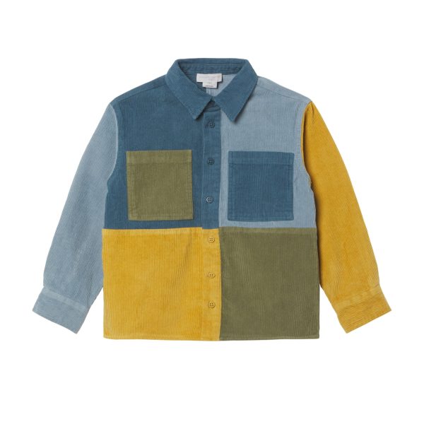 Boys Multicolor Corduroy Shirt Cheap