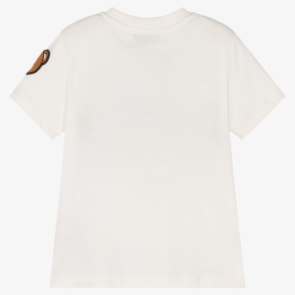 Boys & Girls White Cotton T-Shirt Online