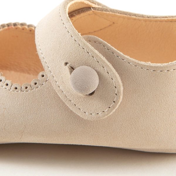 Baby Girls Beige Flat Shoes Sale