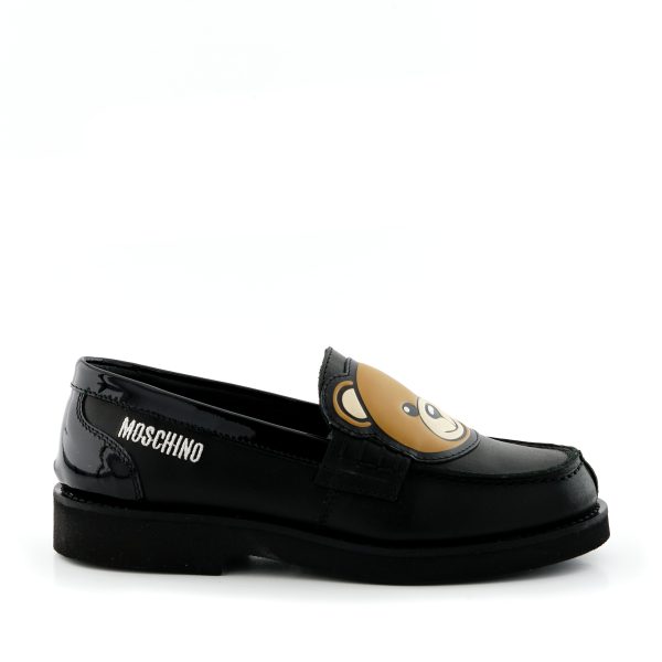 Boys & Girls Black Teddy Bear Flat Shoes Online Hot Sale