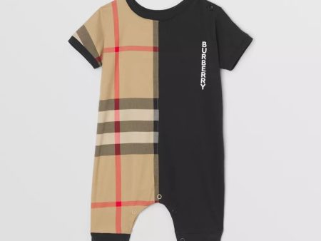 Baby Boys & Girls Black Cotton Babysuit Sale