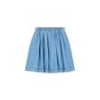 Girls Blue Denim Skirt Hot on Sale