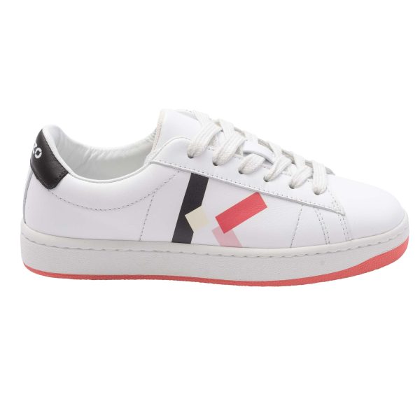 Boys & Girls White Logo Trainers Online