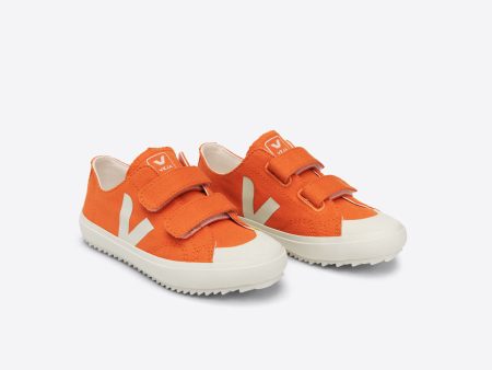 Boys & Girls Orange  OLLIE CANVAS  Shoes For Discount