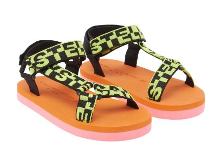 Boys & Girls Multicolor Tape Sandals Supply